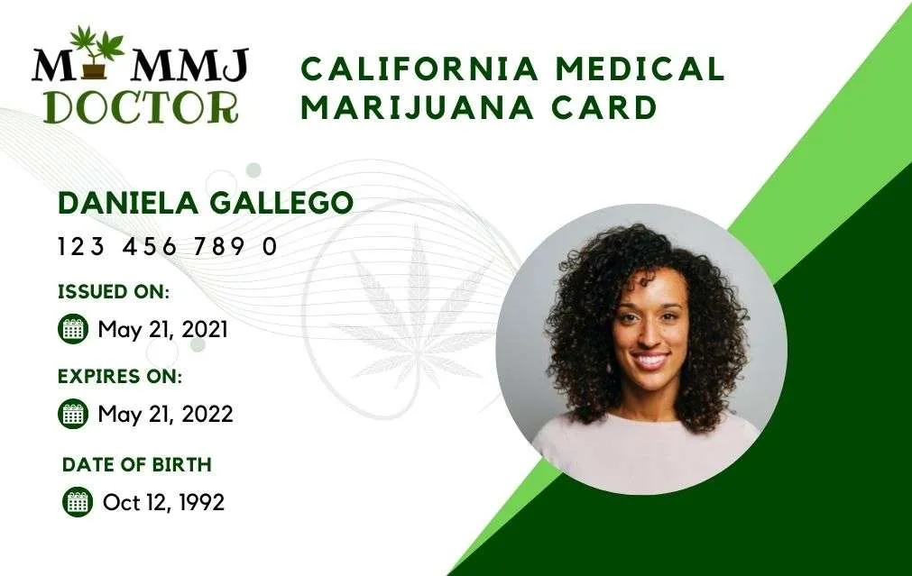 California Medical Cannabis Card from My MMJ Doctor