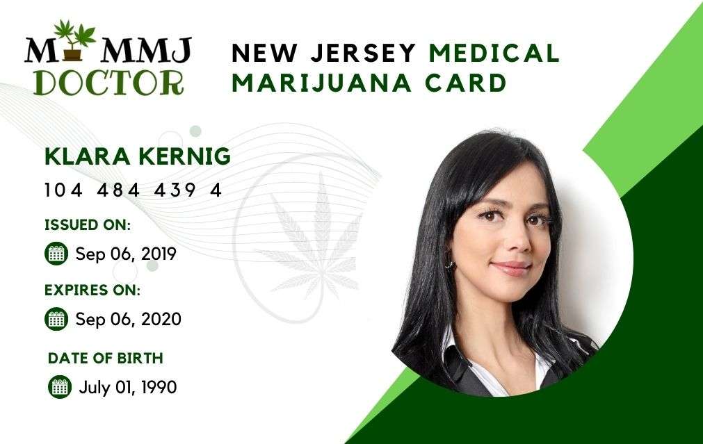 New Jersey Medical Cannabis Card from My MMJ Doctor