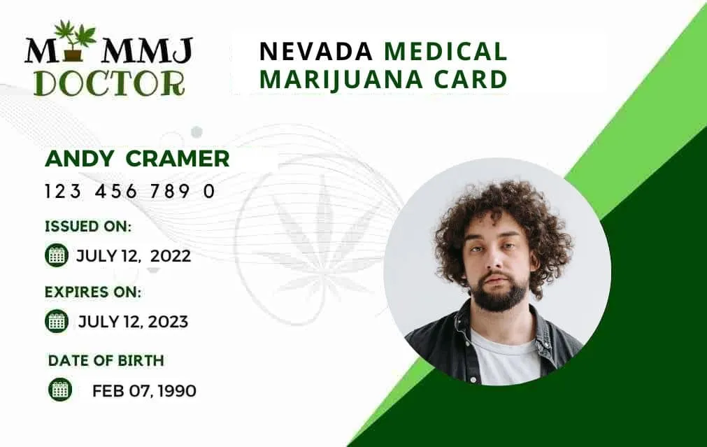 Nevada Medical marijuana card from My MMJ Doctor