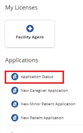 Check Application Status Form