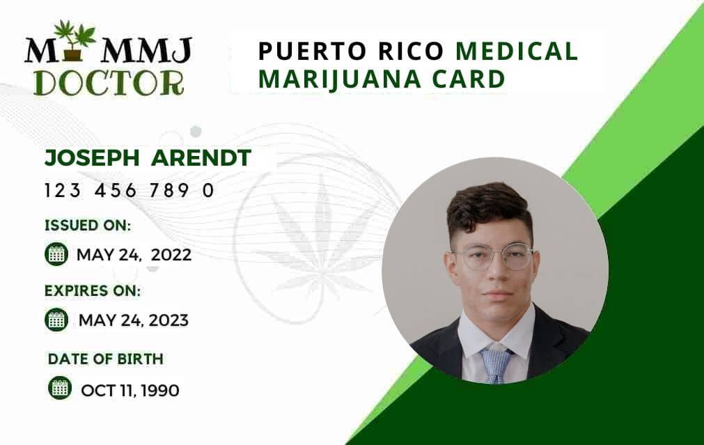 Puerto Rico Medical Marijuana Card from My MMJ Doctor