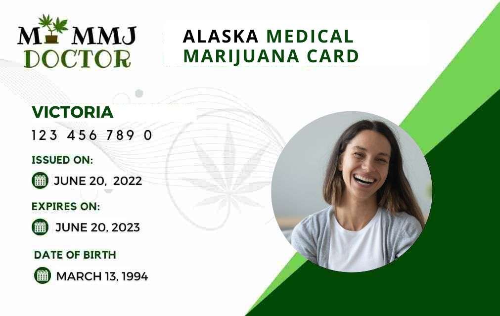 Alaska Medical marijuana card from my mmj doctor