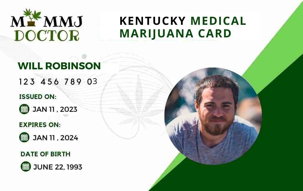Kentucky Medical Marijuana Card from my mmj doctor