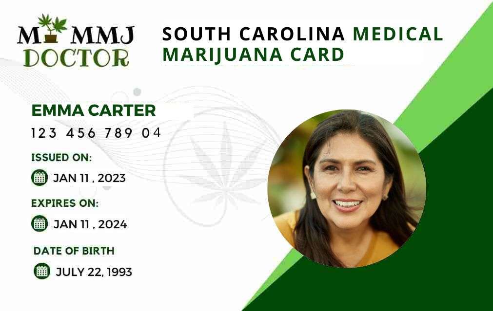 South Carolina Medical Cannabis Card from My MMJ Doctor