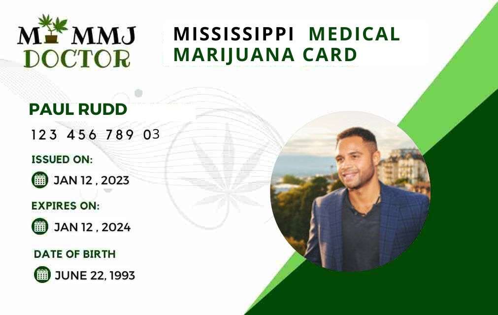 Mississippi medical marijuana card from MY MMJ DOCTOR