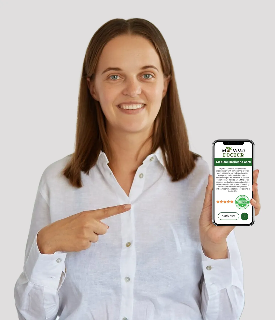 Marijuana Doctor Holding Georgia Cannabis Card Recommendation