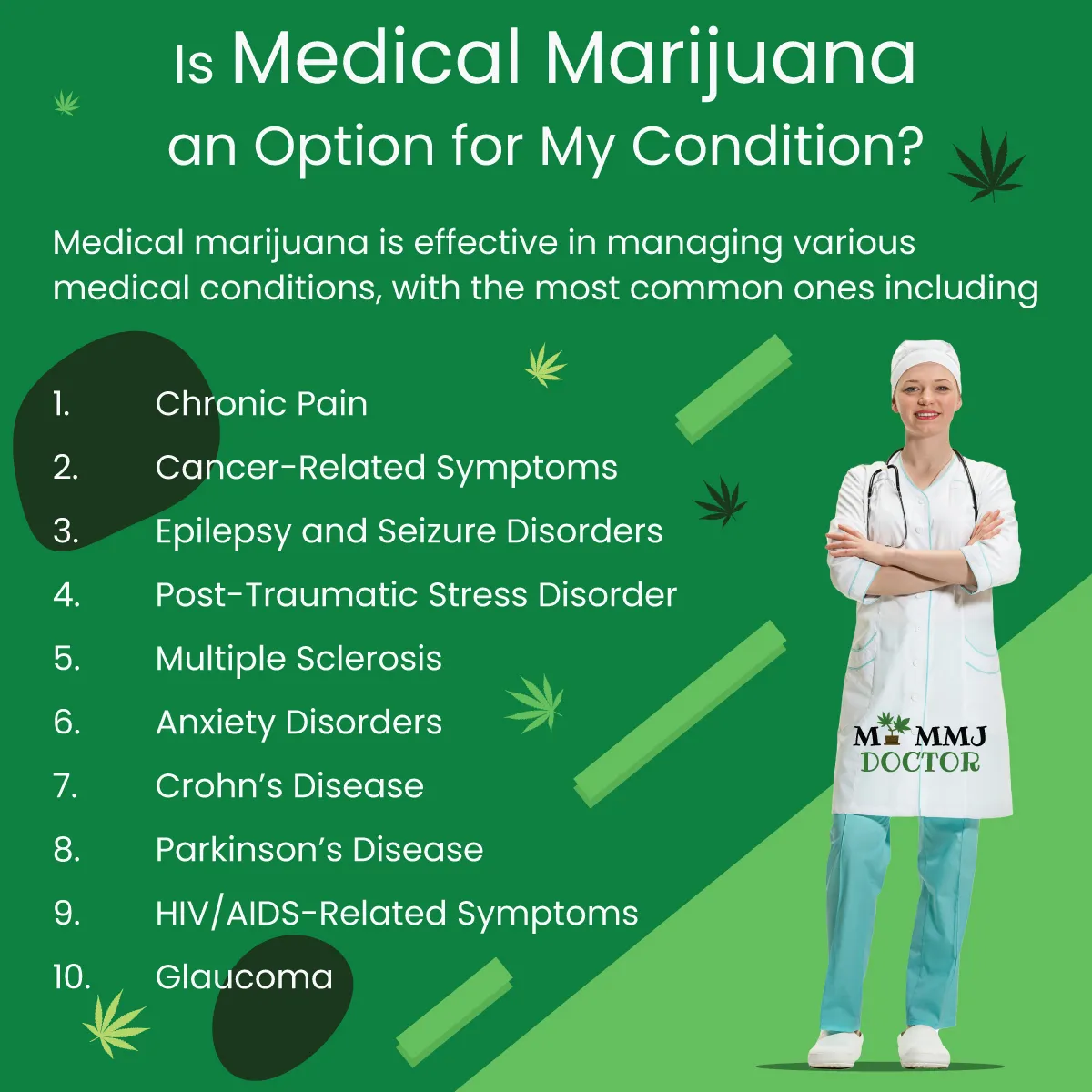 infographic of top conditions eligible for medical marijuana infographic of top conditions eligible for medical marijuana