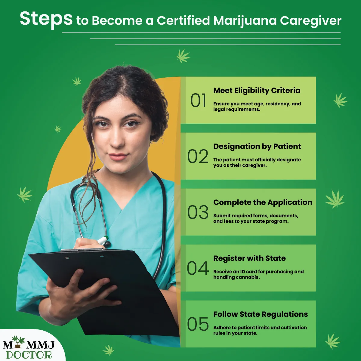 steps to become a certified marijuana caregiver infographic eligibility designation application registration regulations steps to become a certified marijuana caregiver infographic eligibility designation application registration regulations