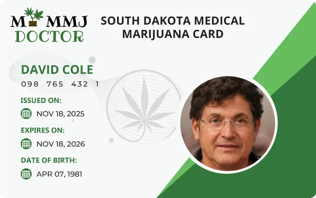 south dakota medical marijuana card 2025