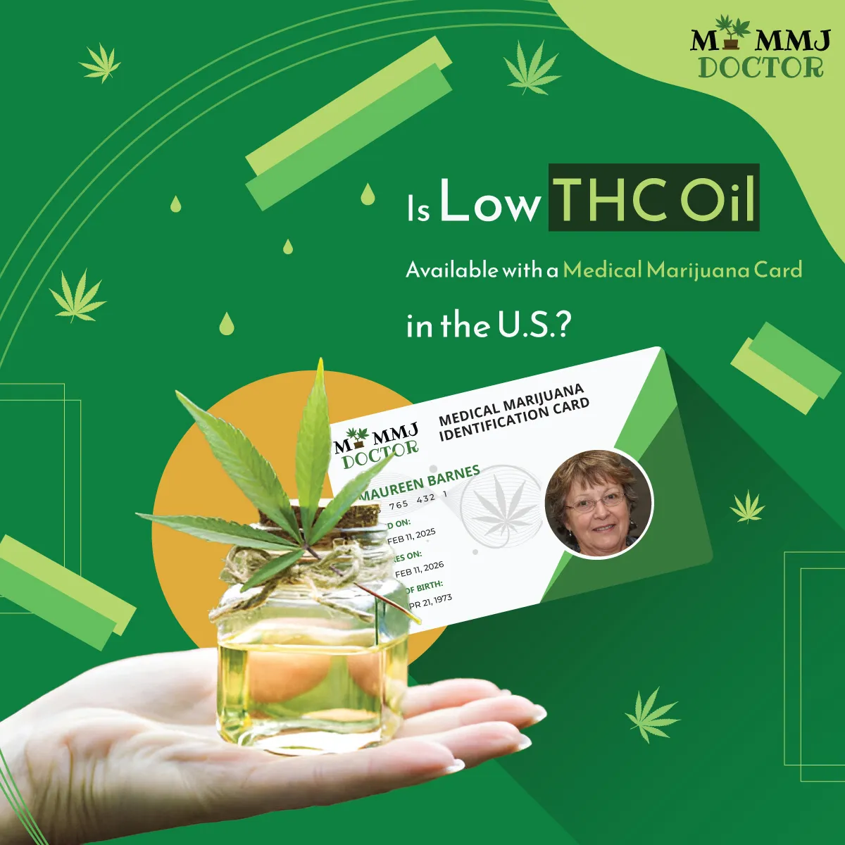 low thc oil with medical marijuana card usa