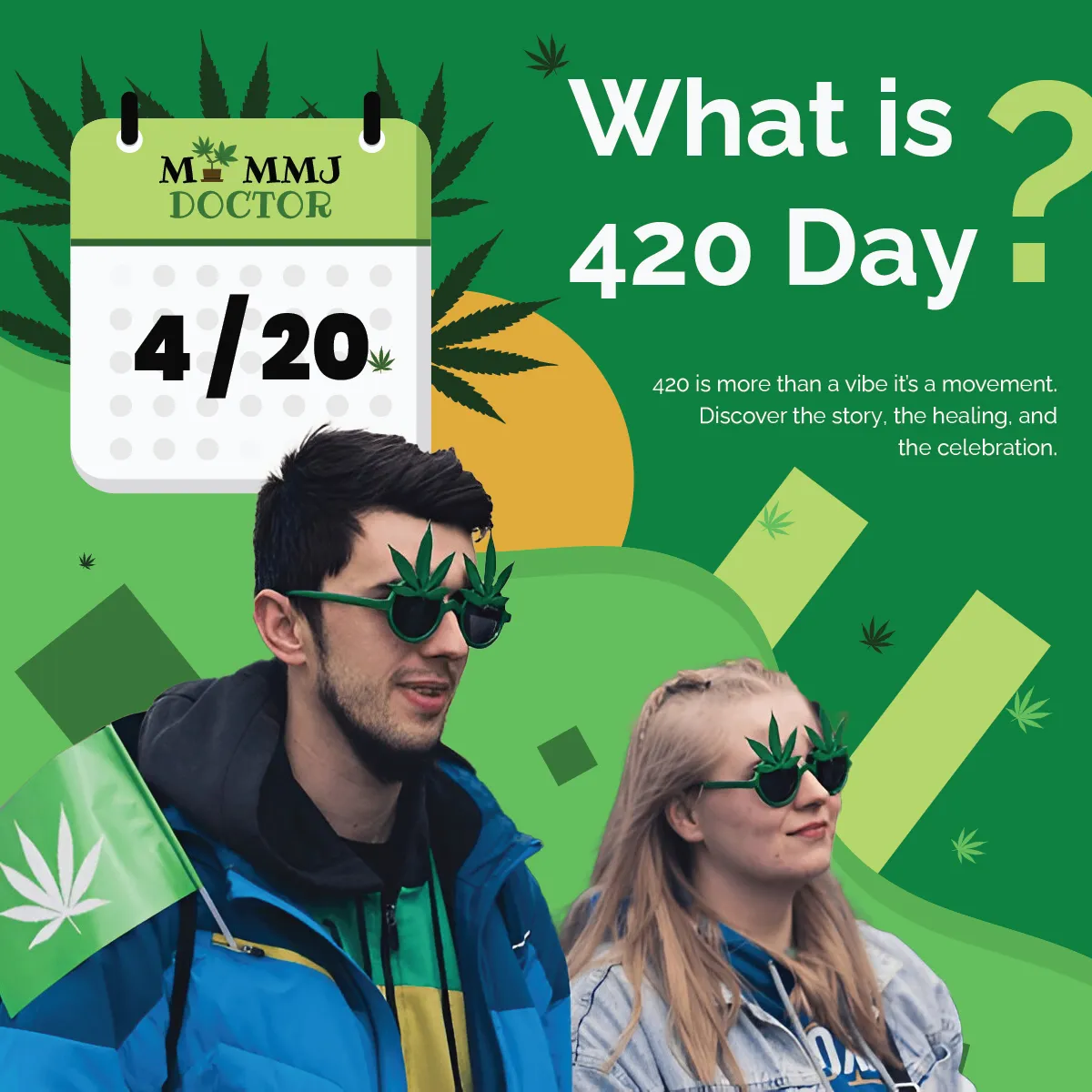 adults celebrating 420 day with cannabis and april 20 calendar in background adults celebrating 420 day with cannabis and april 20 calendar in background