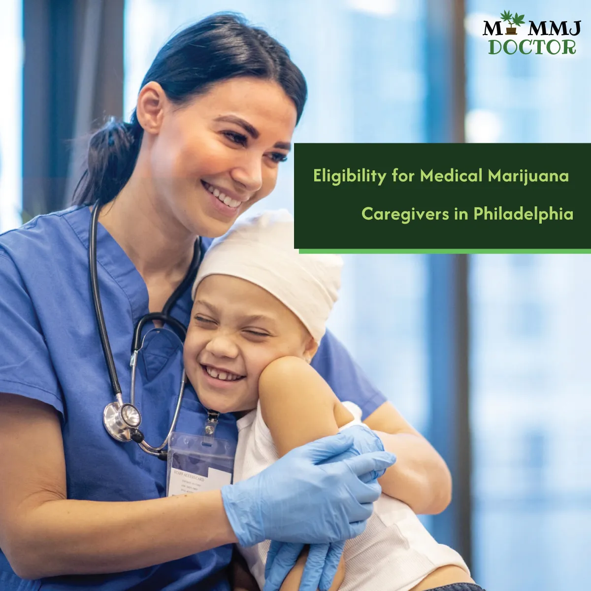 nurse caregiver assisting minor medical marijuana patient in philadelphia
